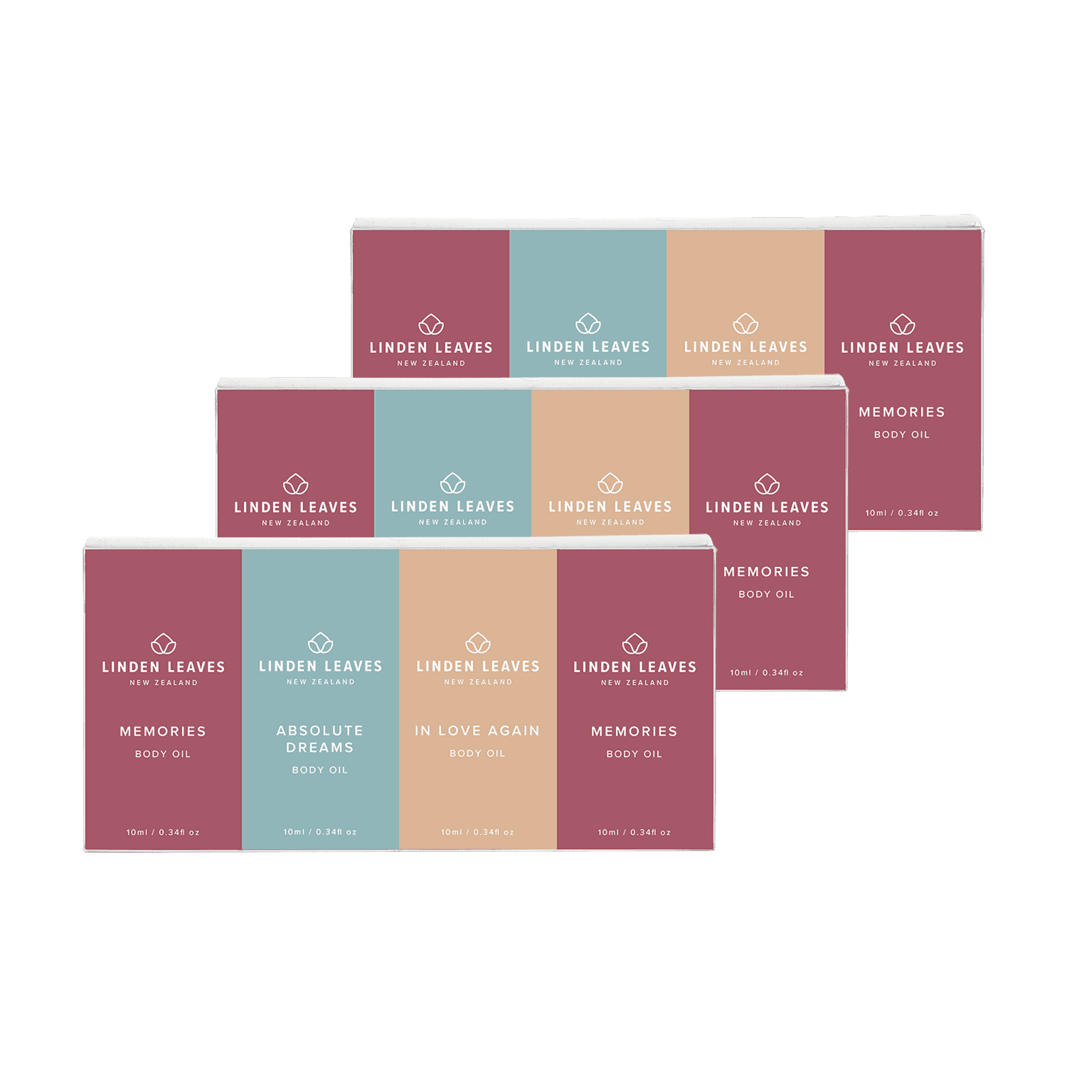 Aromatherapy Synergy Body Oil Sampler Selection Multibuy