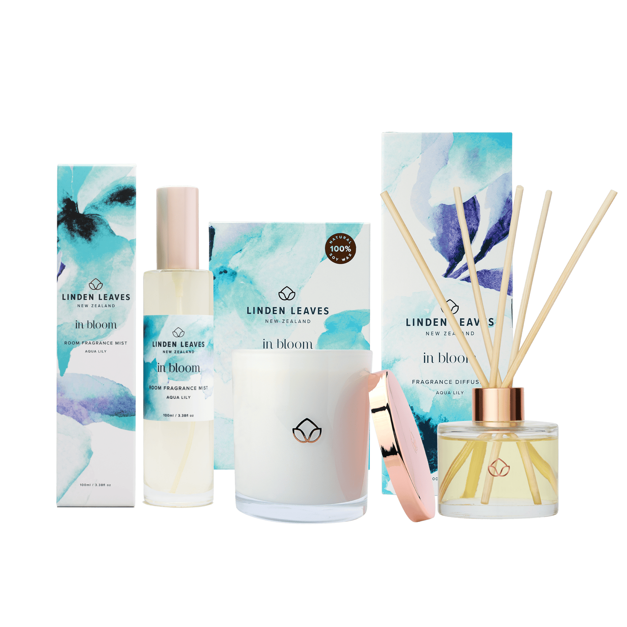 Aqua Lily - Room Mist, Candle & Diffuser