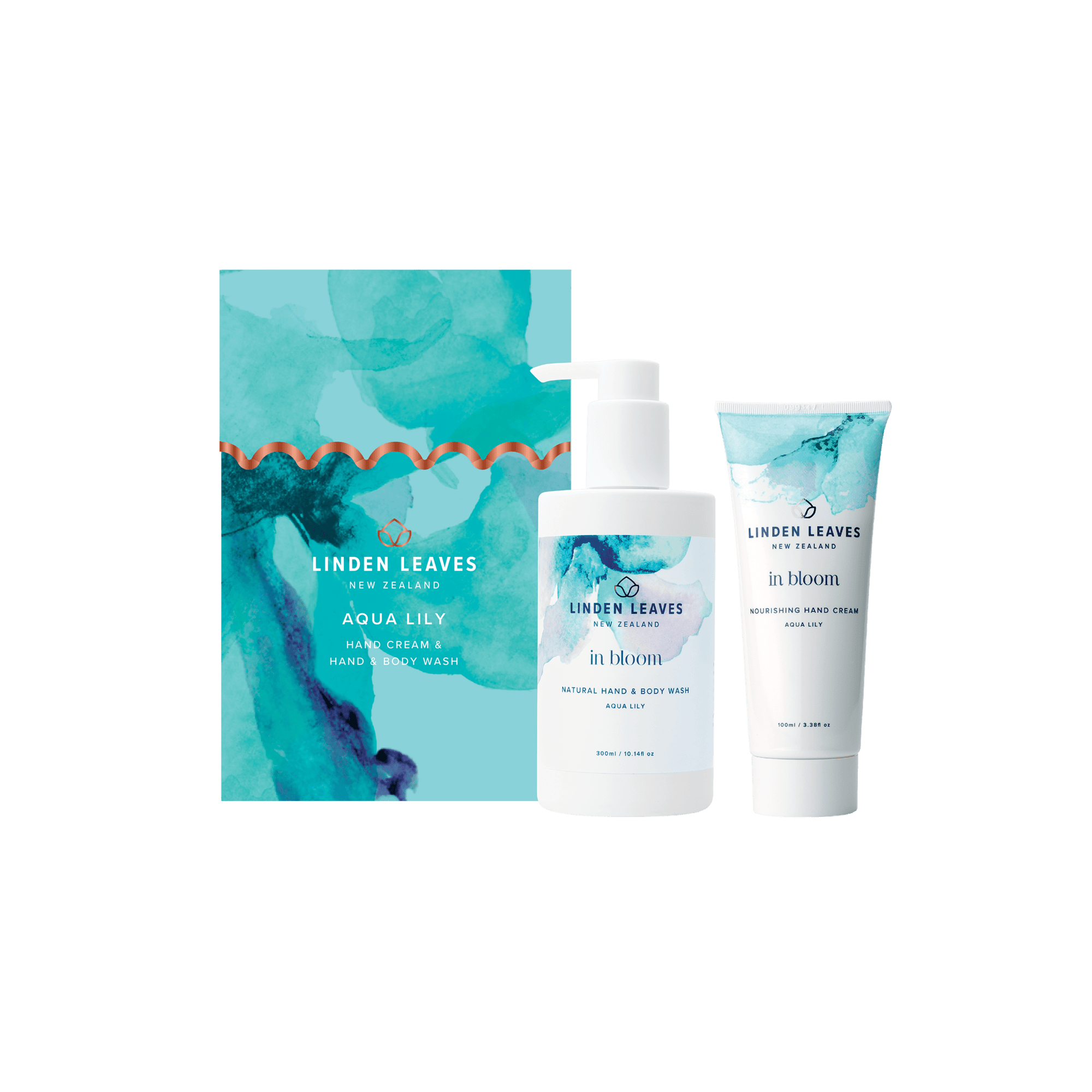 Aqua Lily Hand Cream & Body Wash Boxed set