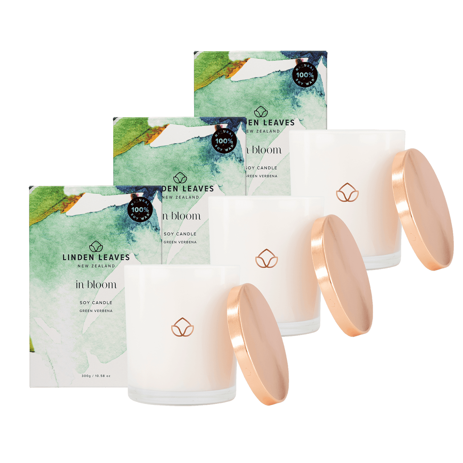 Green Verbena Soy Candle Multibuy