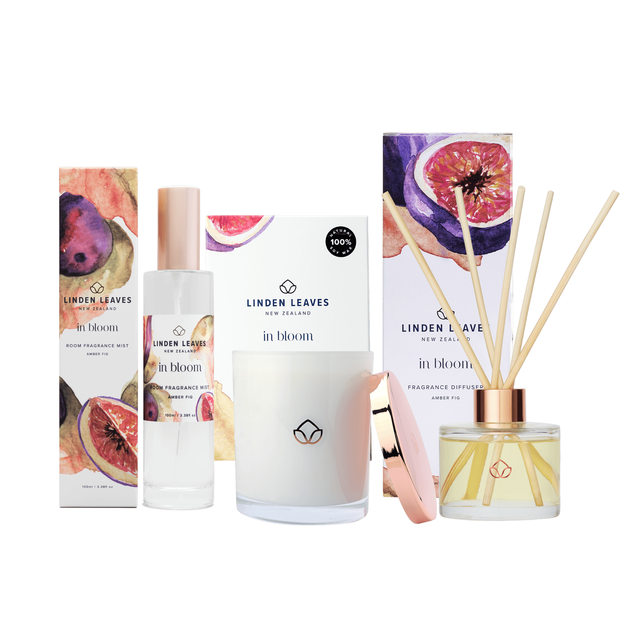 Amber Fig - Room Mist, Candle & Diffuser