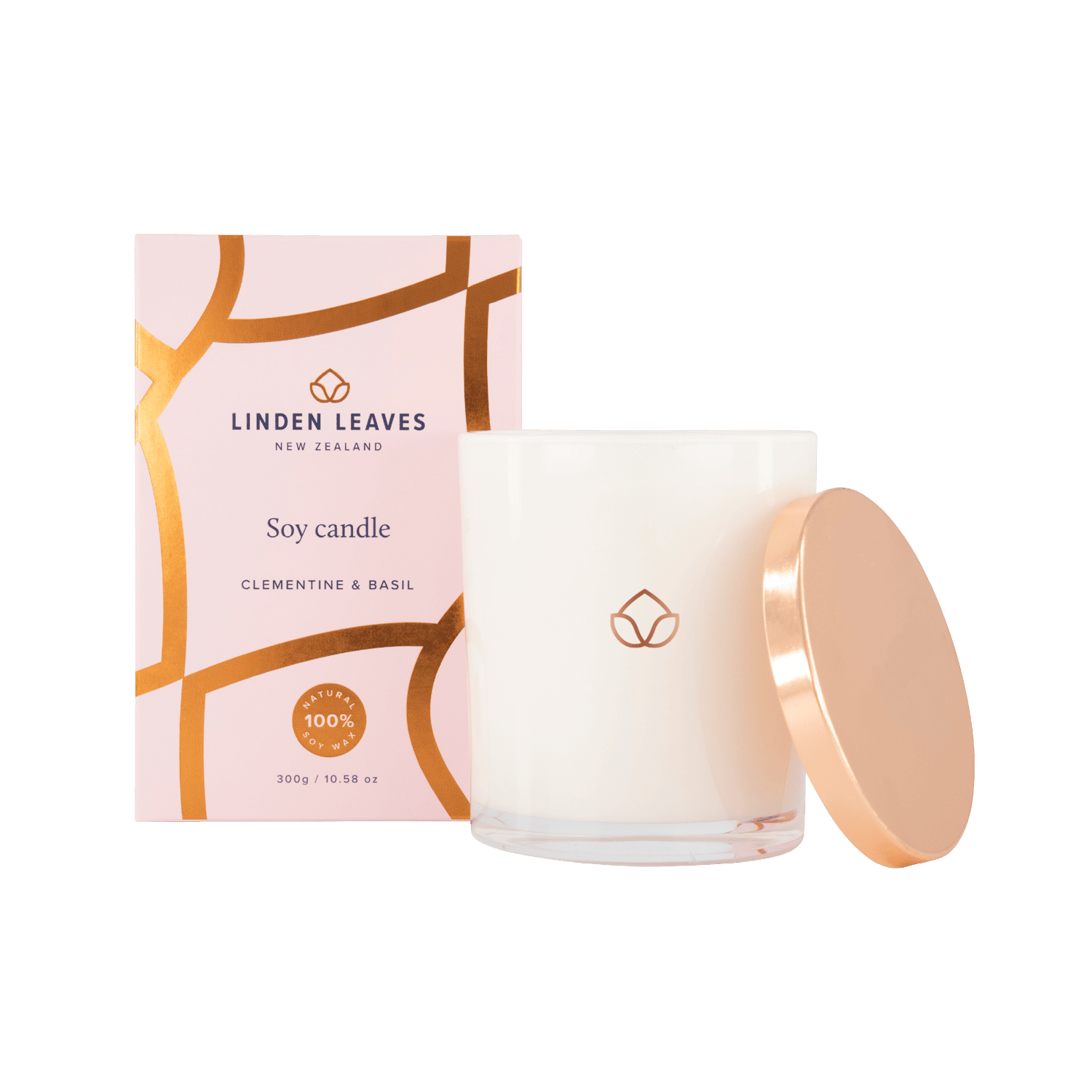 Clementine & Basil Soy Candle