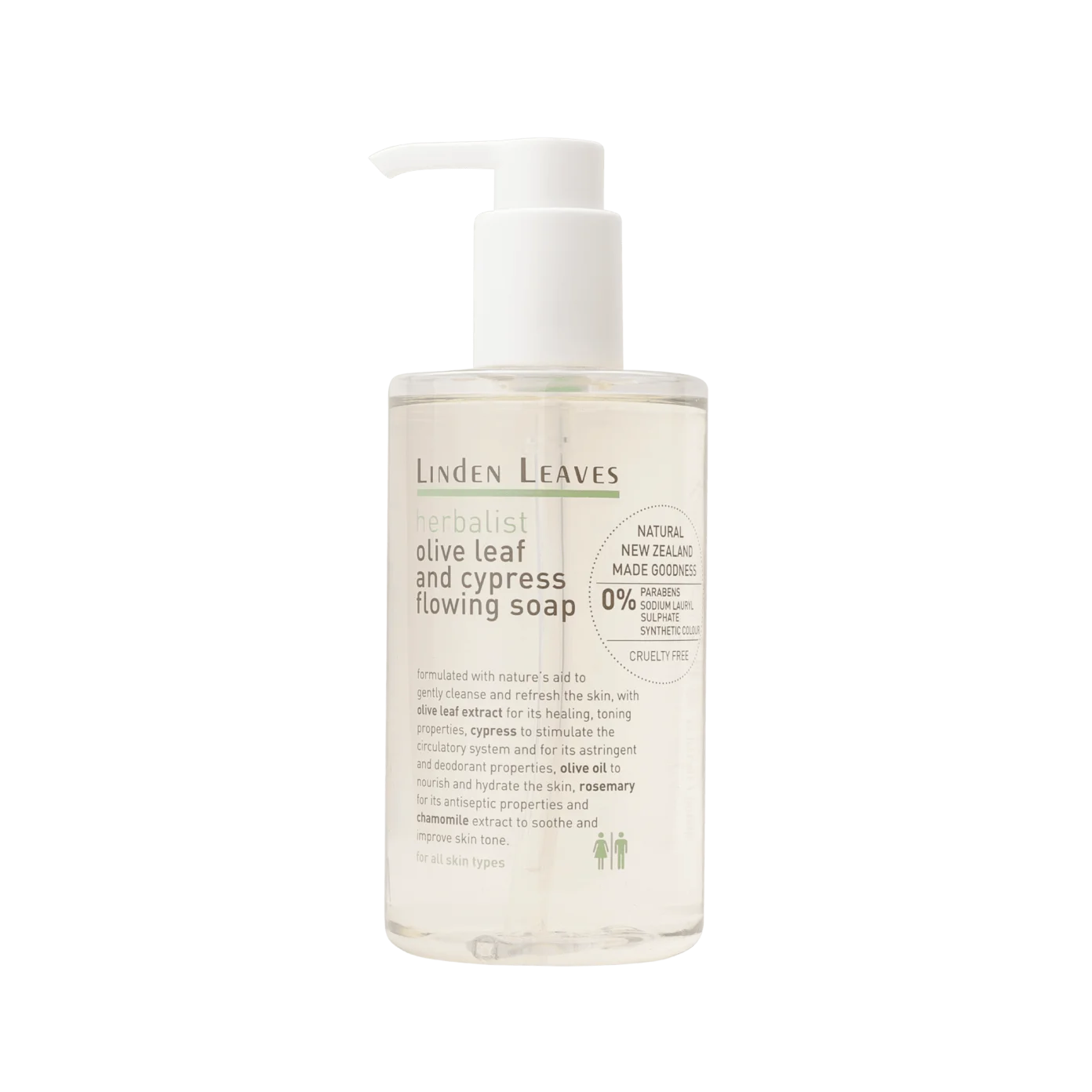 Olive Leaf And Cypress Flowing Soap
