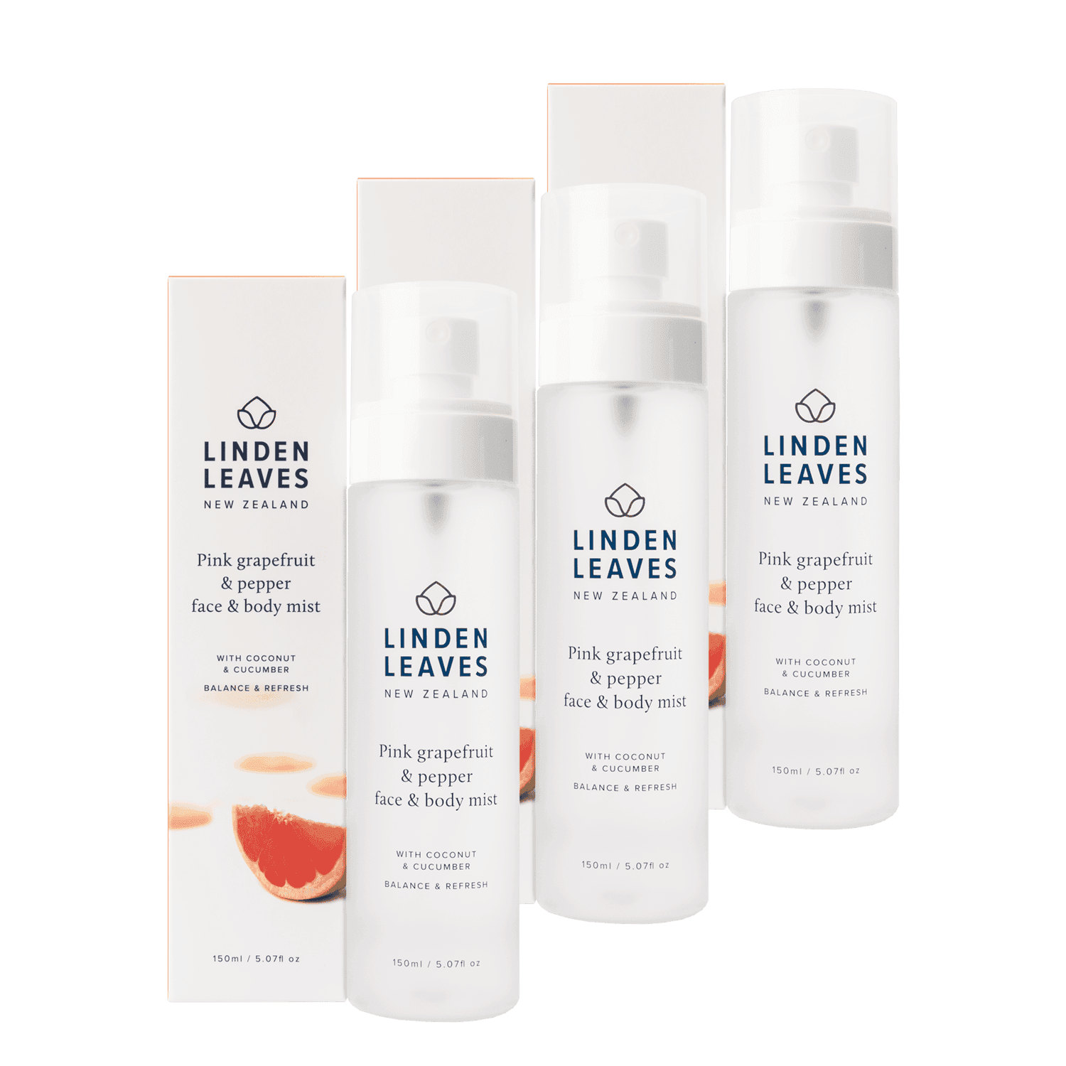 Pink Grapefruit & Pepper  Face & Body Mist Multibuy