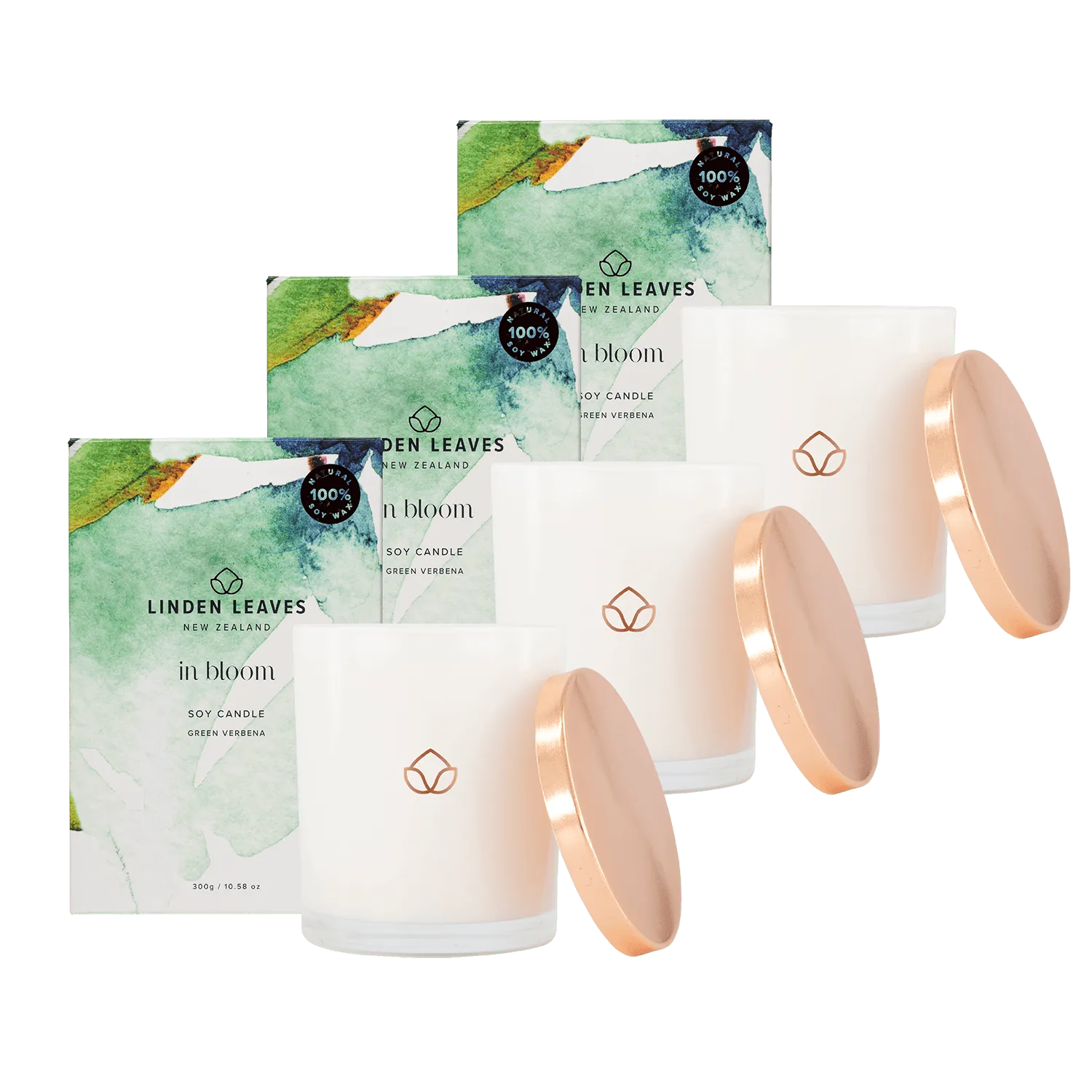 Green Verbena Soy Candle Multibuy