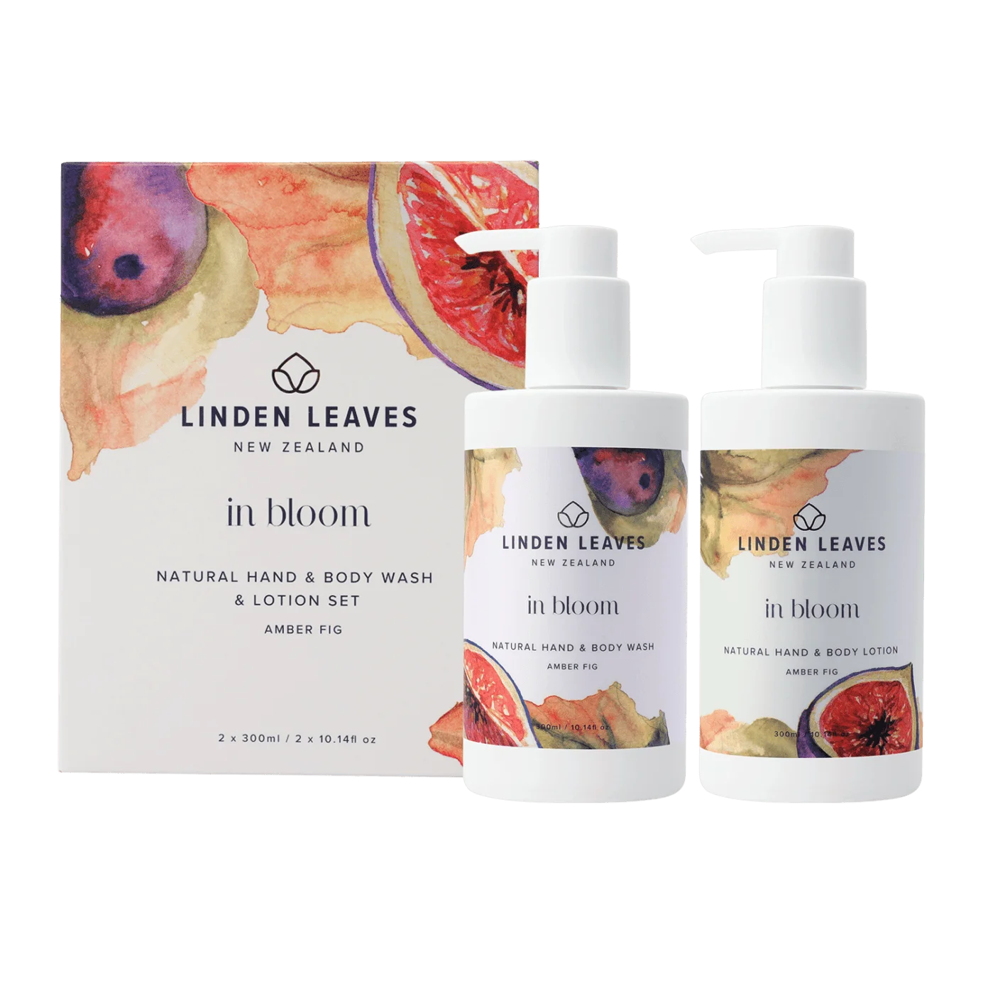 Amber Fig Hand & Body Wash & Lotion Boxed Set